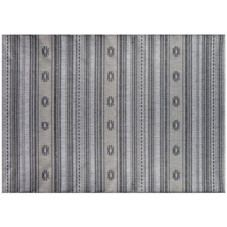 SIMPLYSHADE SimplyShade RS-581-932-35 5 ft. 3 in. x 7 ft. 4 in. Silverton-Slate Outdoor Rug RS-581-932-35